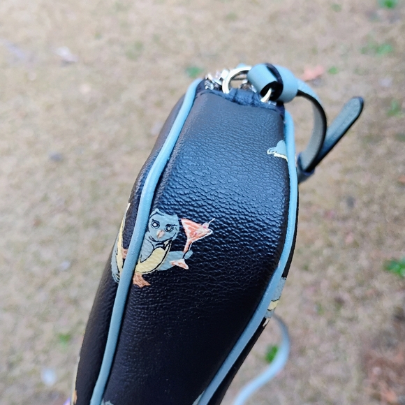 Coach Party Owl w/ Martini  double zip crossbody bag No Callouts free shipping - Picture 6 of 12